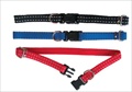 Adjustable Nylon Puppy Collar w/ Reflective Thread - 10mm x 30-40cm