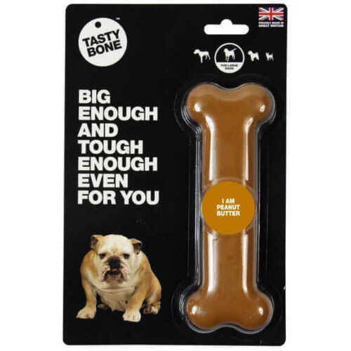 Tasty Bone Nylon Dental Care Dog Chew - Peanut Butter