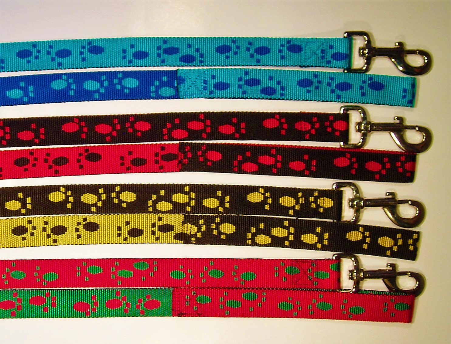 Two Tone Lead - Paw Print