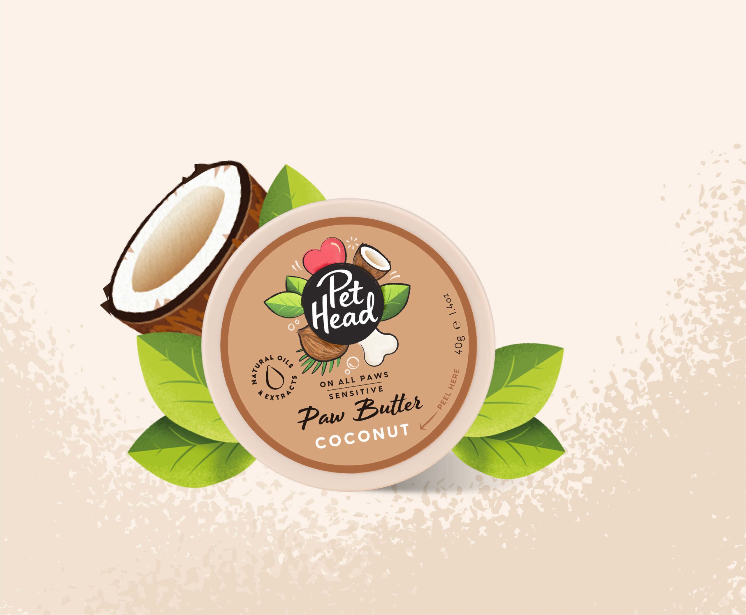 Pet Head On All Paws Coconut Paw Butter