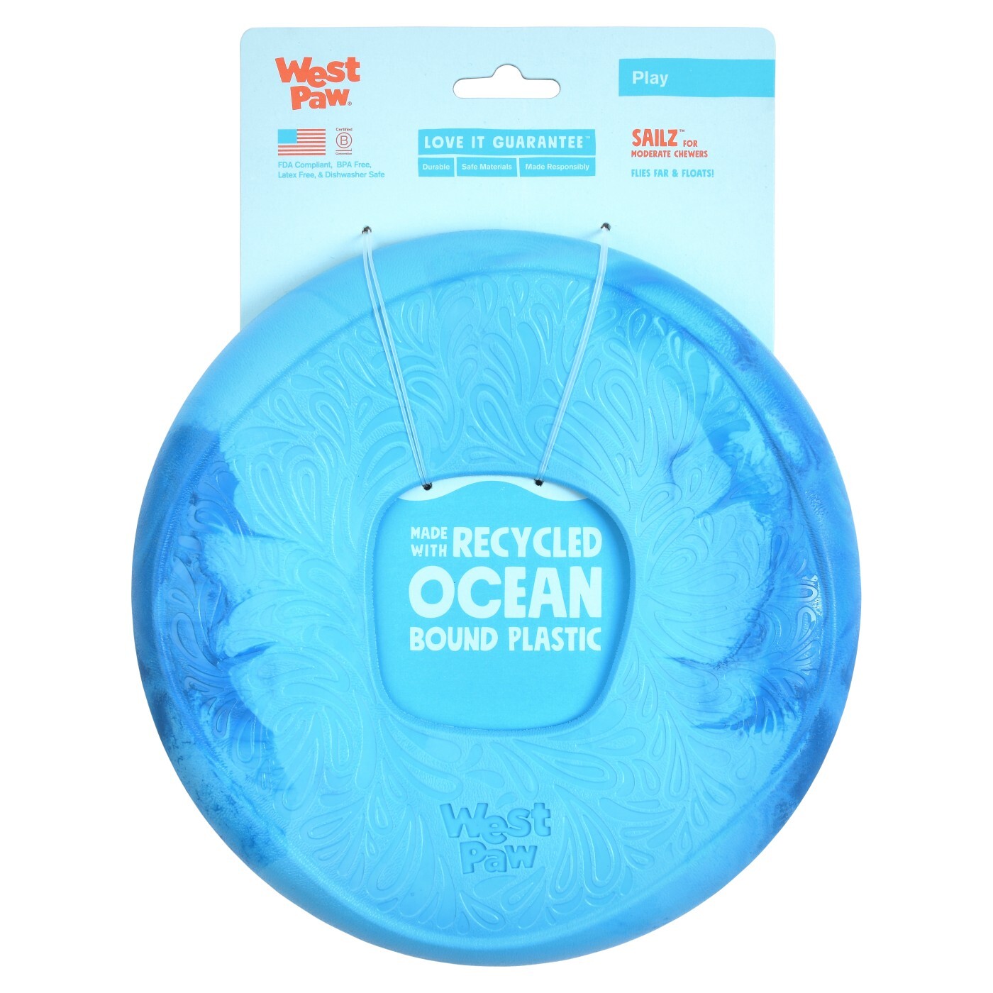West Paw Sailz Flying Chew Toy