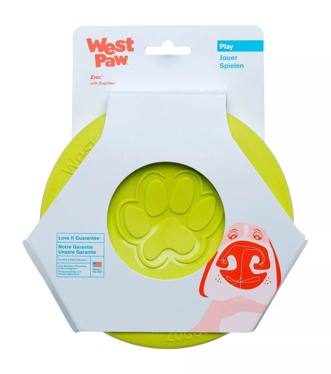 West Paw Zisc  - Granny Smith -Small