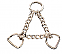 Sprenger Martingale Chain Assembly 21cm, 1R 2D Rings, Nickel Plated
